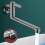 Extended wall mounted single cold kitchen sink mop pool faucet rotatable 6