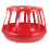 1Pack Plastic Rectangular Chicken Feeder for Poultry Food Feeding Container Outdoor Use 11.0X11.0X8.2In 4