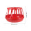 1Pack Plastic Rectangular Chicken Feeder for Poultry Food Feeding Container Outdoor Use 11.0X11.0X8.2In 7