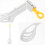 White Plastic Non-Stick Whisk for Efficient Cooking and Easy Mixing Kitchen Tool 8