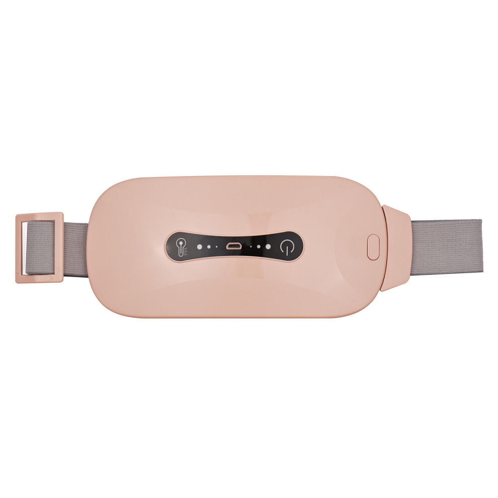Pink Wireless Usb Menstrual Heating Pad With 3 Heat & Vibration Modes,