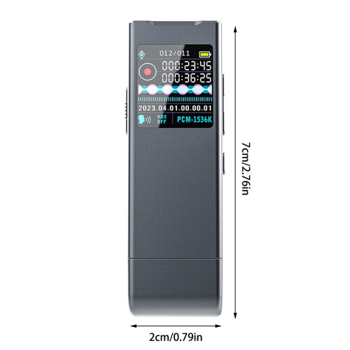 Portable Digital Audio Recorder Device with Speaker for Clear Playback and Easy MP3 Music Functionality 2