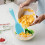 Kitchen Accessory Spatula Rice Spoons Silicone Transparent Blue 2Pcs for Cooking 2