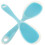 Kitchen Accessory Spatula Rice Spoons Silicone Transparent Blue 2Pcs for Cooking 8