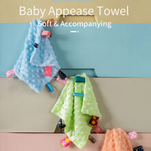 Baby Comfort Towel with Tags, 25cm Cotton Blanket