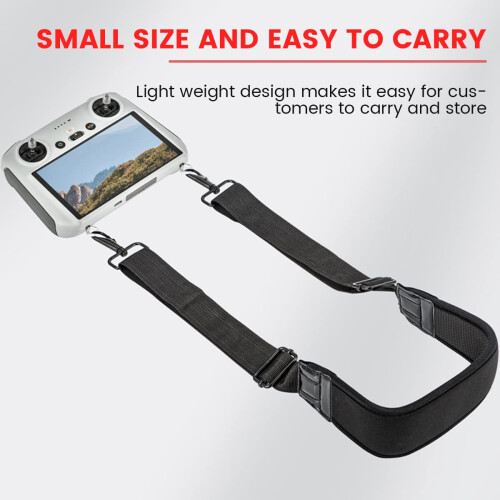 Lanyard with Reliable Screw Mount, Comfortable Double‑Layer Strap for DJI Mini 3 Pro Smart Controller 2