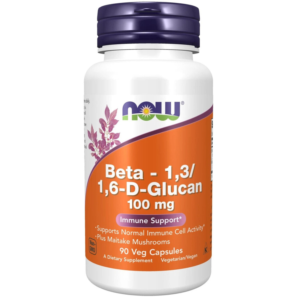 Now Foods Now Beta Glucan 100Mg 90 Veg Immune