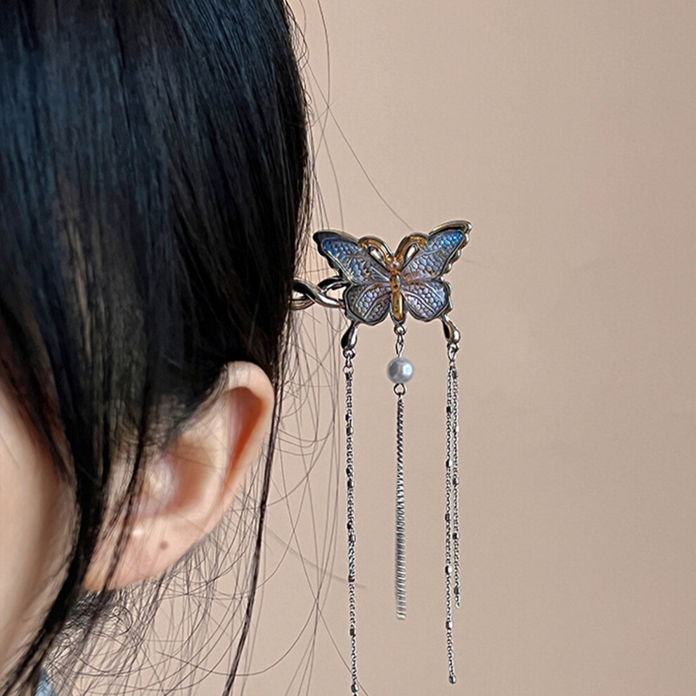 Creation-3C Butterfly Tassel Hair Sticks - Party Accessories
