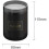 (Black) 350ml Cool Mist Humidifier LED Night Light Diffuser Purifier Atomizer 5