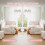 Beige Velvet Single Daybed with RGB LED Lights 7