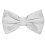 Solid Men's Bow Tie for Tuxedo or Suit1pcs,White 2
