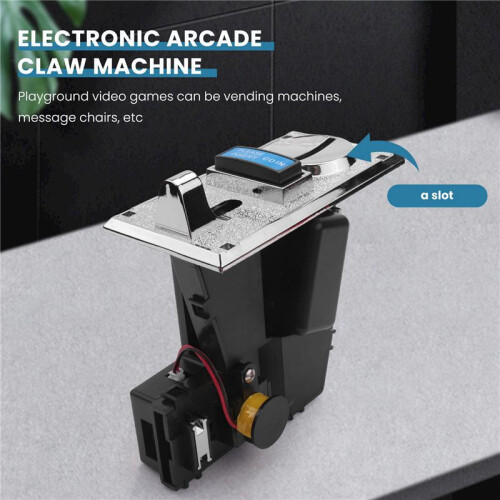 3X Multi Coin Acceptor Electronic Roll Down 4P Port Electronic Coin Selector Vending Machine Arcade Game Ticket 2