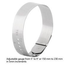 Schmuckherstellungs Armreif-Messgerät – Einstellbares Edelstahl-Armbandgröße-Messwerkzeug
