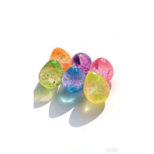 Jouet anti-stress en forme de goutte d'eau, lot de 6, esthétique et créatif, à rebond lent.