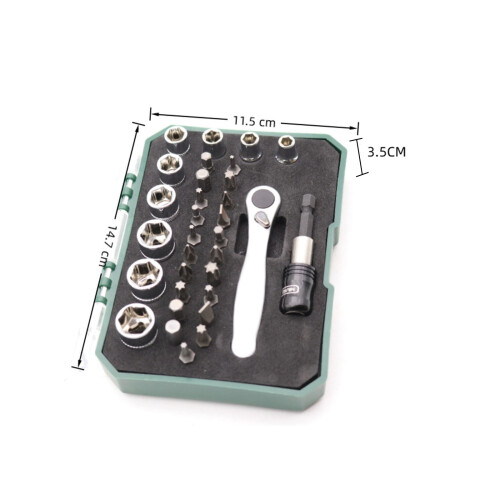 32 Function Magnetic Screwdriver Set Having 90 Degree bowed Head 2