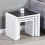 AINPECCA (3pcs Black) 3PCS Nested Coffee Table Set High gloss Sofa Side 2