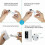 Wall Mount Bracket for Ring Stick Up Cam Wired/Battery HD Security Camera(white)(5PCS ) 4