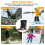 Kids Adjustable Waterproof Snow Gaiters Black 6