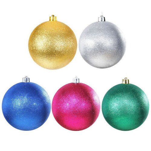 Silver Shatterproof Mercury Ball Ornament 6 inch 2