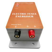 2X Electric Fence Solar Energiser Charger Controller Horse Cattle Poultry Farm Animal Fence Alarm US Plug