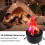 LED Fake Fire Flame Lamp 3D Campfire Decor 4
