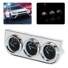 52 mm 3-in-1 Auto-Messgerät Wasser-Temperatur Öl-Drücke Spannung Messgerät 8-16V