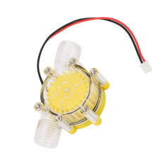 F50 Mikro-Wasserkraft-Turbinenpumpe 5V Kompaktgenerator, langlebig, gelb