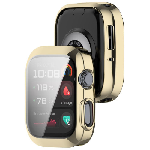 Protective Case Soft TPU Full Coverage Scratch‑Resistant Pale Gold Slim Shell for Huawei Watch D2 2
