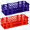 4 Pezzi Supporto per Provette In Plastica Supporto per Provette Supporto per Provette Staccabile per Provette da 16 mm 40 Fori 5