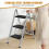 Folding Step Ladder 3 Step, Slim Design, Stainless Steel Frame 150kg Capacity, Space-Saving Foldable Step Stool for Kitchen Indoor & Outdoor Use 2
