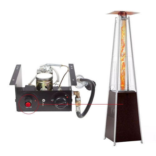 Universal Electronic Pushbutton Igniter for Outdoor Gas Heaters & Fire Pit Tables CSA Certified 2