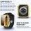 Αδιάβροχη θήκη XiHAMA συμβατή με το Apple Watch SE (2ης γενιάς) Series6 5 4, προστατευτικό οθόνης, 2