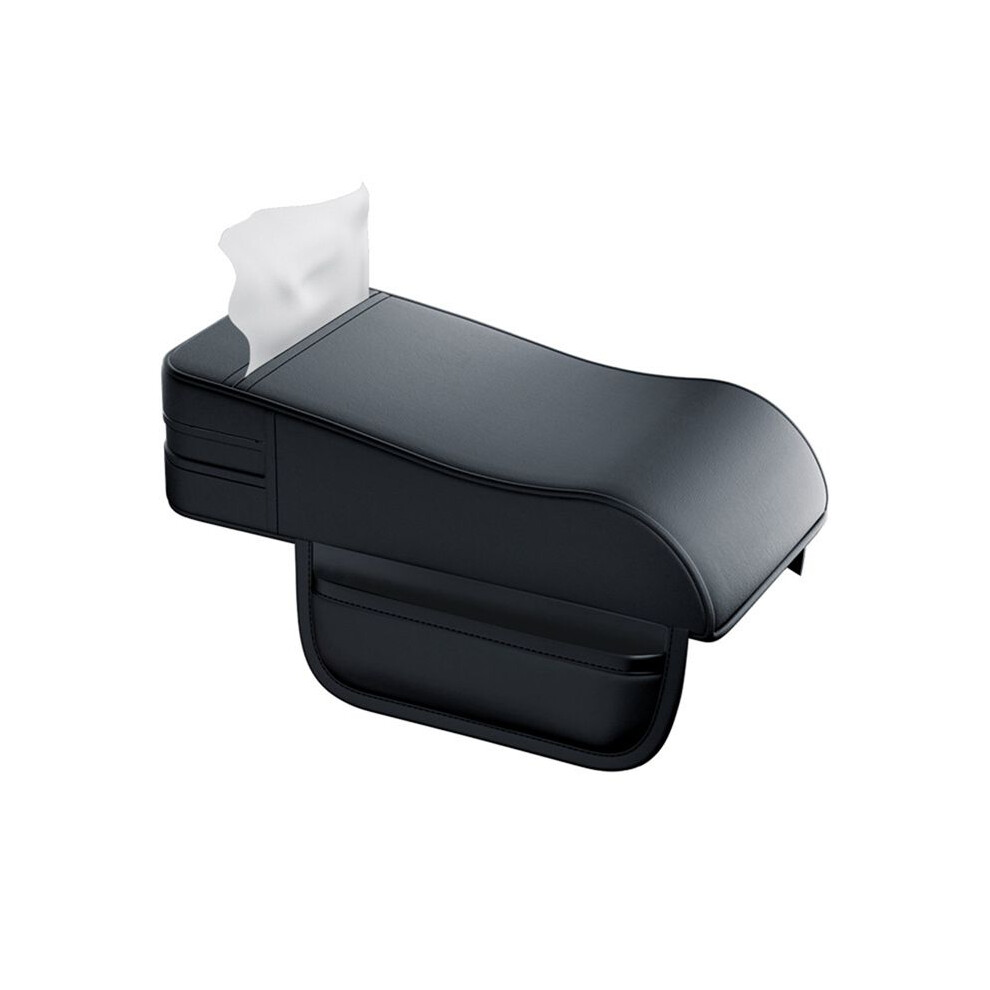 Car Armrest Box Height Pad Universal Central Elbow Rest Support Leather Auto Armrest Cover With Tissue Holder 6031076904163