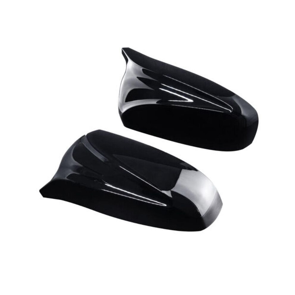 For X5 E70 X6 E71 2007-13 Side Wing Mirror Cover Caps Gloss Left+Right Black 4714060613884