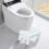 Ergonomic Toilet Stool Adjustable Non-Slip Base 3