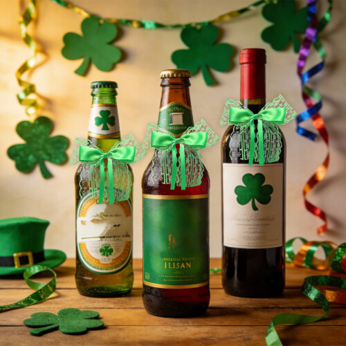 St. Patrick's Day Wine Stopper Decoration Venue Layout Props(P,Plastic) 1
