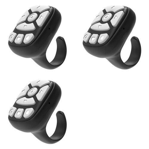 3X  Remote Control Scrolling Ring Finger for Remote Phone Video Remote Control Selfie Stick Camera Controller