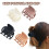 Small Hair Claw Clip for High Ponytail with Double Row Teeth 6