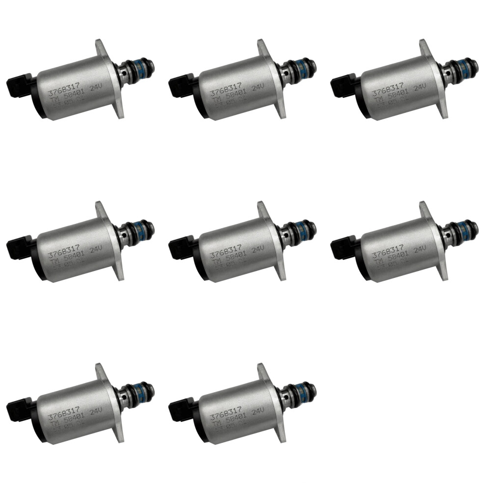 8X 3768317 Proportional Solenoid Valve 24V For 923636.0756 Tractor Truck Forklift Excavator 376-8317 6032248220470