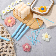 36Pcs Loom Hook Set,Knitting Loom Hook Crochet Needle Hook Plastic Sewing Needles for Knitting Looms Knitting Boards A