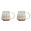 2X Transparent Coffee Mug with Handle Christmas Tree Shape Milk Breakfast Glass Cup Kitchen Drinkware 1