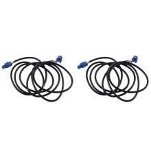 2X 4 Pin HSD Cable C to C Right Angle Type HSD Male to Male Jack to Jack Car Audio Camera Harness Wire LVDS Cable