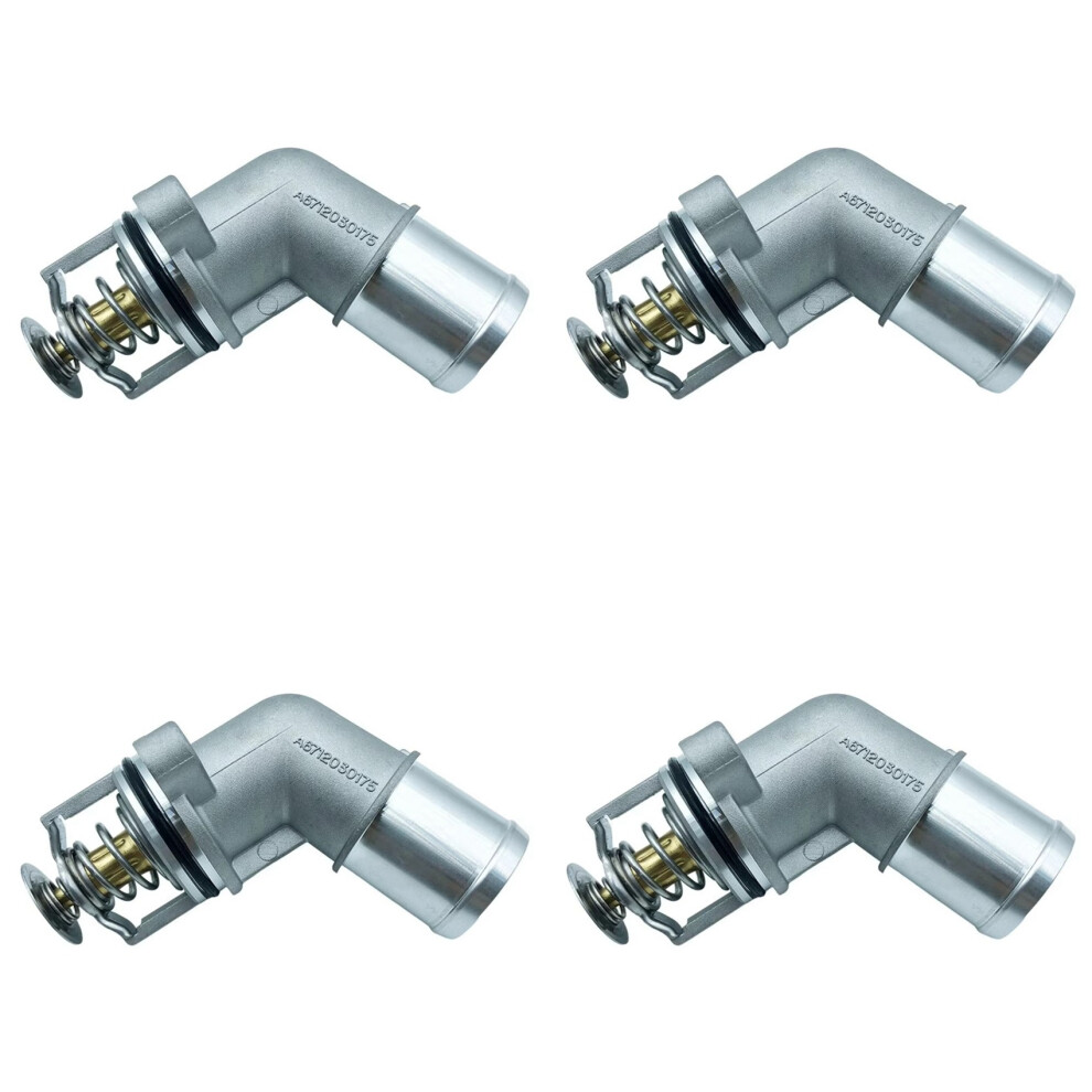 4X 6712030175 Engine Coolant Thermostat Assembly Housing For Actyon C Rodius Stavic Rexton Korando Suv C200 Light 6034214628204