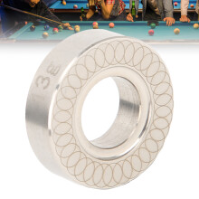 Edelstahl-3/8-Ansatzring für Billard-Übungen, 13 g