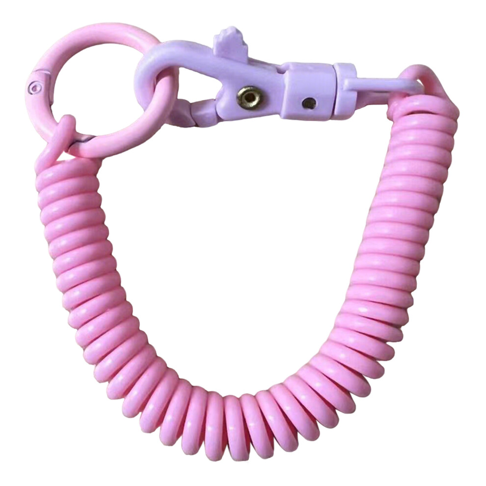 ( Pink) Stretchable Keychain For Keys, Id Badges & Phones Light/Pink 6001832468086