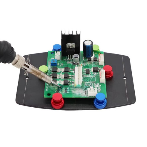 General Purpose PCB Fixture Soldering Platform with 6 Magnetic Pin  Holding Clips