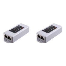 2X Nouveau Répéteur PoE Gigabit 2 1000 Mbit/S - Répéteur PoE IEEE 802.3af/At pour Caméra IP/NVR/AP, Extension de Portée 100 M