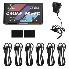 CP-02 Multiple Outputs Guitar Pedal Power Supply 9V Output with Adapter and 6pcs Cable AU Plug