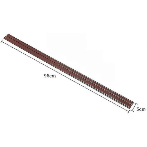 1 Piece Double Insulated Door Draft Excluder. Anti Cold Draft Excluder Brown 1