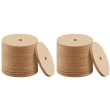 1000 Filtres à Café Percolateur, 3,75 Pouces, Filtre à Café Jetable Naturel Non Blanchi, Filtres à Café à Disque Marron